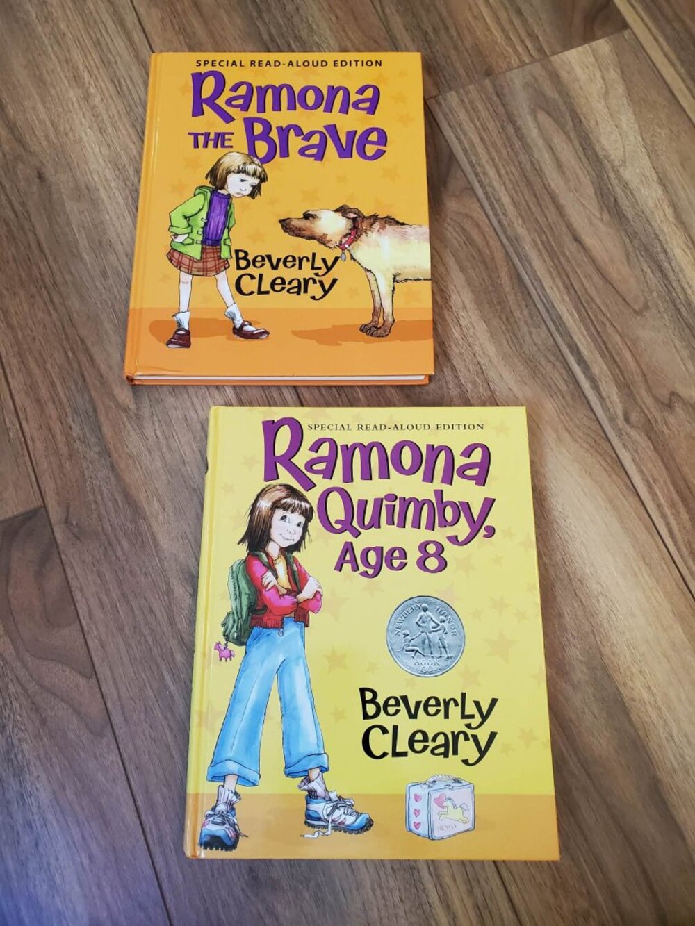 Ramona Quimby Books By Beverly Cleary Special Large Read-Aloud Edition 2 Pc Lot
